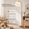 Stojací Lampa Dřevo Ořech 170cm - Podlahová Mid-Century Náhled obrázku produktu 3