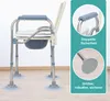 Jayseuw Faltbar Toilettenstuhl inkl. Eimer Höhenverstellbar Produktbild-Vorschau 4