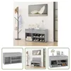 The Living Store Schuhbank Betongrau 80x30x45 cm Produktbild-Vorschau 1