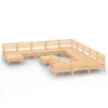 vidaXL 13-tlg. Garten-Lounge-Set Massivholz Kiefer Produktbild-Vorschau 1