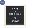 QUVIO Letterboard 25,5 x 25,5 cm - Enthält 460 Buchstaben, Produktbild-Vorschau 5