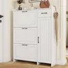 Merax Schuhschrank mit 3 Klappen, Schublade und Produktbild-Vorschau 1