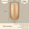 Vaso da fiori Camiel oro 81 cm - fioriera rotonda alta in Anteprima dell’immagine prodotto 2