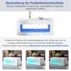 Table basse LED Merax avec impression marbre, table de Voir les images du produit 6