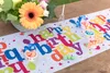 Tischläufer Vlies Happy Birthday Geburtstag Produktbild-Vorschau 2