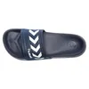 Hummel Larsen Slipper Slide Badslippers blauw/wit Produktbild-Vorschau 3