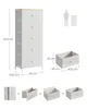 SONGMICS Komoda, skříňka s 5 látkovými zásuvkami, kovový Náhled obrázku produktu 6