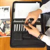 Alassio Ringbuchmappe "RONDO", DIN A4, Lederimitat, schwarz Anteprima dell’immagine prodotto 4