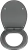 WENKO Premium Siège de WC Samos Gris Abaissement Voir les images du produit 2