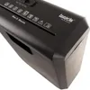 A close-up, angled view of a black paper shredder with the brand name 'Izoxis' visible. Produktbild-Vorschau