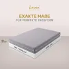 Lavea® Spannbettlaken 180x200cm - 200x200cm, Maya, 100% Produktbild-Vorschau 2