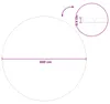 vidaXL Copertura solare per piscina Ø 600 cm, 110 μm, PE Anteprima dell’immagine prodotto 7