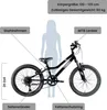 Galano GA20 bicicletta da bambino 20 pollici da 5 anni 120 Anteprima dell’immagine prodotto 2