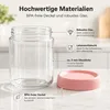 Meal Prep Gläser 500ml 4er Set, Vorratsgläser mit Deckel Produktbild-Vorschau 3