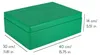Creative Deco XL Groene Grote Houten Doos Opbergdoos, 40 x Productafbeelding-voorbeeld 3