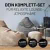LUMALAND Relax-Set Cord – Sitzsack GIANT (400 L) + Pouf (50 Produktbild-Vorschau 5