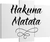 Bild auf Leinwand - Leinwandbild - 3 Teile - Hakuna Mama Produktbild-Vorschau 1