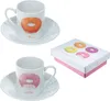 Donut Design Espresso Tasse mit Untertasse 2er-Set Produktbild-Vorschau 1