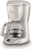 A white DeLonghi drip coffee maker on a white background. Produktbild-Vorschau