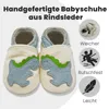 YALION® Baby Krabbelschuhe aus Echtleder, weiche Produktbild-Vorschau 3