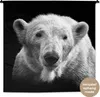 MuchoWow® Wandteppich Wandbehang Eisbär - Tier - Schwarz - Produktbild-Vorschau 1