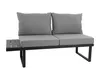 greemotion Gartenlounge-Set Pisa Lounge-Set Schwarz-Holz / Produktbild-Vorschau 9