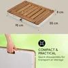 Blumfeldt Sumatra Teak Square, zahradní sprcha, hliník, Náhled obrázku produktu 6