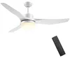 Ventilateur de plafond HOMCOM avec éclairage réversible, Voir les images du produit 1
