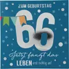 Depesche Zahlenkarte zum 66. Geburtstag mit Musik, Produktbild-Vorschau 1