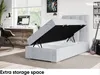 MEBLINI Boxspringbett mit Bettkasten - Gepolstert Produktbild-Vorschau 5