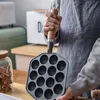 pánev takoyaki se 14 otvory - nepřilnavá litinová Náhled obrázku produktu 7