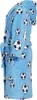 Playshoes Fleece-Bademantel Fußball, in blau, Größe 146/152 Produktbild-Vorschau 2