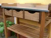 Pflanztisch braun imprägniert - Gärtnertisch mit Schubladen Produktbild-Vorschau 9