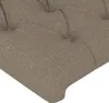 vidaXL Kopfteil mit Ohren Taupe 147x16x118/128 cm Stoff -  Produktbild-Vorschau 6