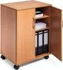 DURABLE Mobiletto multifunzione 74/53 con ante, Marrone, Anteprima dell’immagine prodotto 2