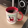 Kaffeebecher Rot mit betrunkenem Weihnachtsmann - Hoch die Produktbild-Vorschau 5