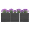 Garten-Hochbeet 300x100x91 cm WPC Grau Produktbild-Vorschau 2