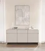 Selsey Lummo - Credenza a 3 ante con 3 cassetti, grigio Anteprima dell’immagine prodotto 2