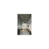 A modern hallway with a ceiling light, a chair, a bench, and a door. Produktbild-Vorschau