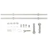 vidaXL Kit de ferrures pour porte coulissante 183 cm acier Voir les images du produit 4