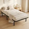 HOMCOM Bettgestell 90x200cm Metallbett 35,5cm Hohe Produktbild-Vorschau 2