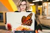 MuchoWow® Laptop Aufkleber Sticker Cover Schmetterling - Produktbild-Vorschau 5