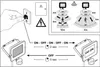Diagram showing how to operate a motion-activated floodlight. Anteprima dell’immagine prodotto