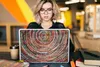 MuchoWow® Laptop Aufkleber Sticker Cover Kreis - Farben - Produktbild-Vorschau 5