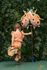 Folienluftballon Marienkäfer 61x70cm orange blau Produktbild-Vorschau 3