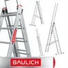 Baulich | Scala in alluminio - 3 sezioni - 3x13 gradini - Anteprima dell’immagine prodotto 1