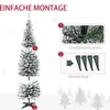 HOMCOM Künstlicher Weihnachtsbaum, 180 cm Christbaum mit Produktbild-Vorschau 6