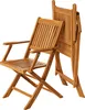 CASARIA® 2er Set Gartenstuhl Balkonstuhl Holz Sydney Produktbild-Vorschau 9
