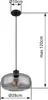Globo Lighting Hängeleuchte Metall schwarz matt, 1x E27 Produktbild-Vorschau 6