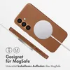 Accezz MagSafe Leather Backcover per Samsung Galaxy S24 - Anteprima dell’immagine prodotto 3